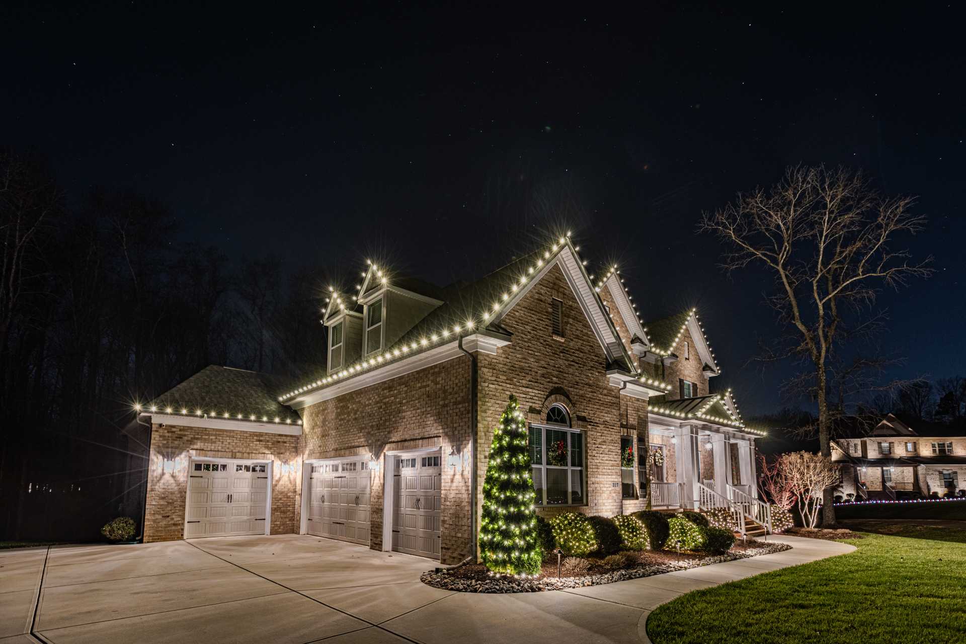 Atlanta Christmas light installation by Dreamland