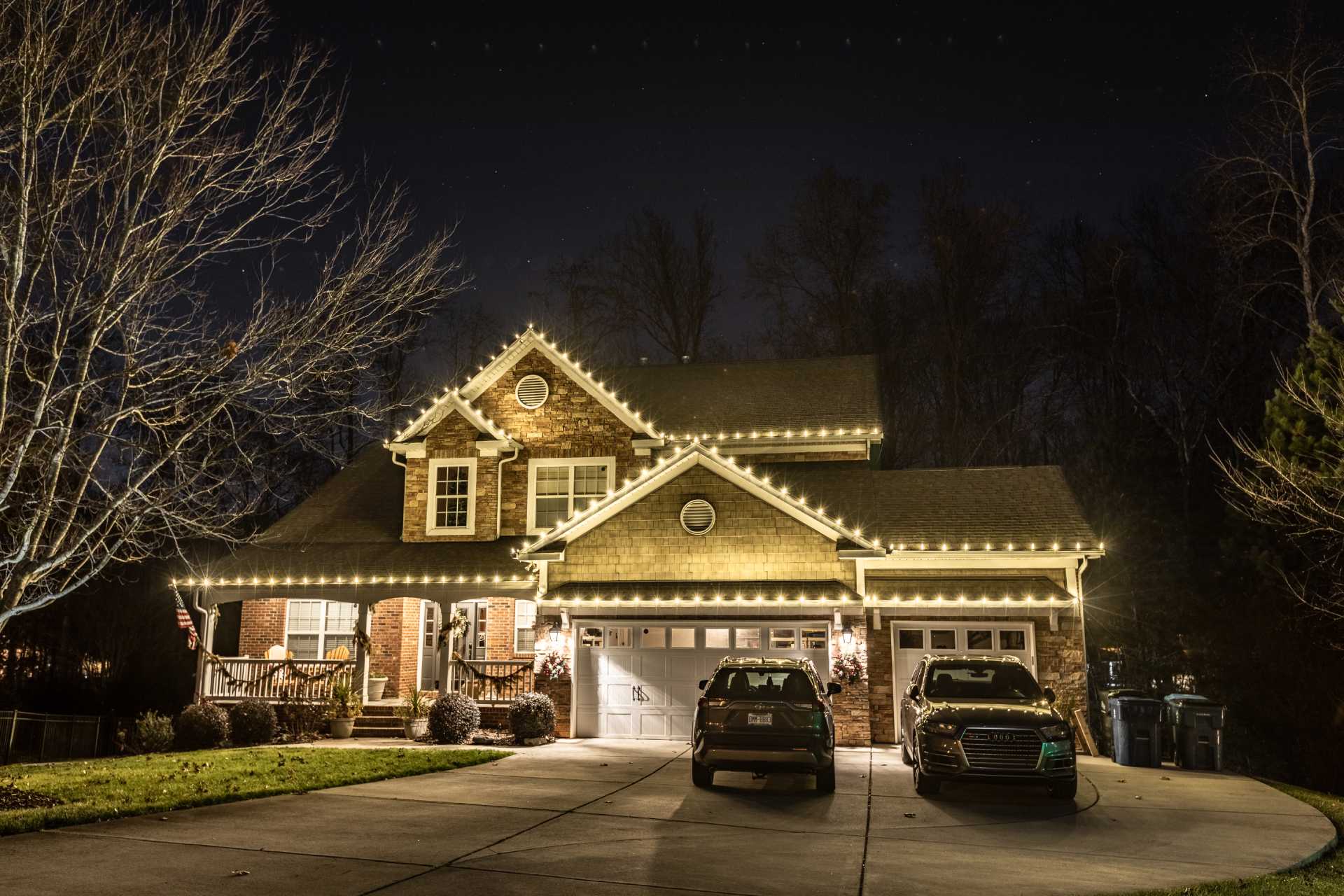 Atlanta Christmas light installation by Dreamland