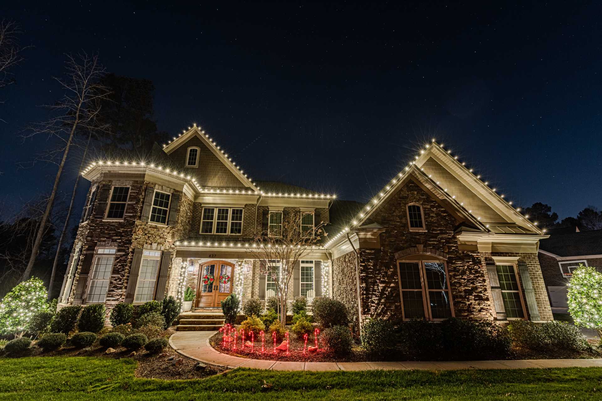 Atlanta Christmas light installation by Dreamland