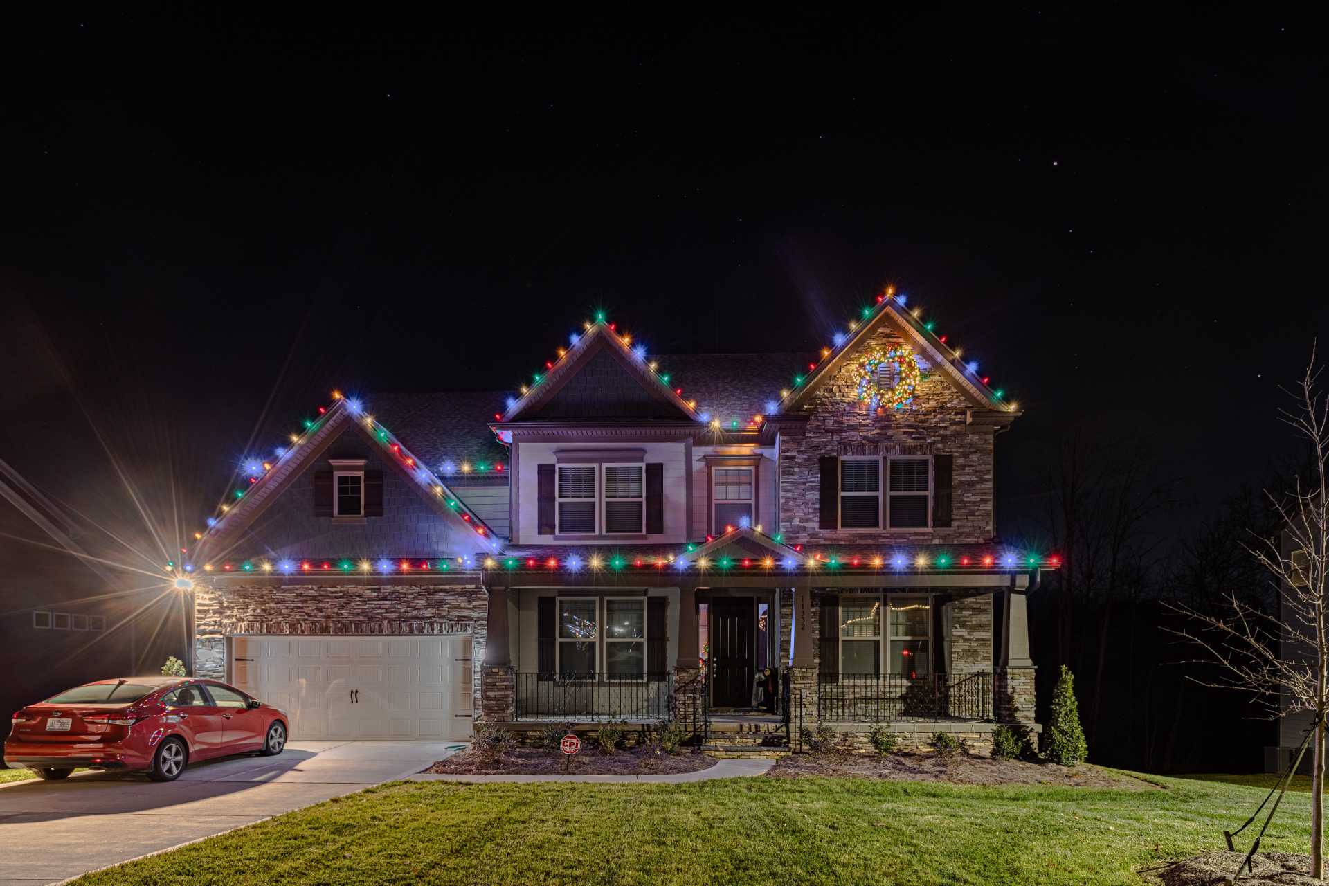Atlanta Christmas light installation by Dreamland